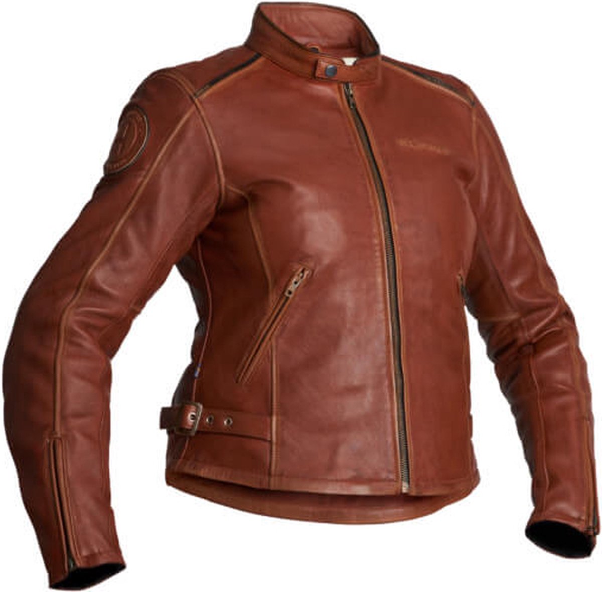 Halvarssons Nyvall Leren Jas Dames Cognac - Jas
