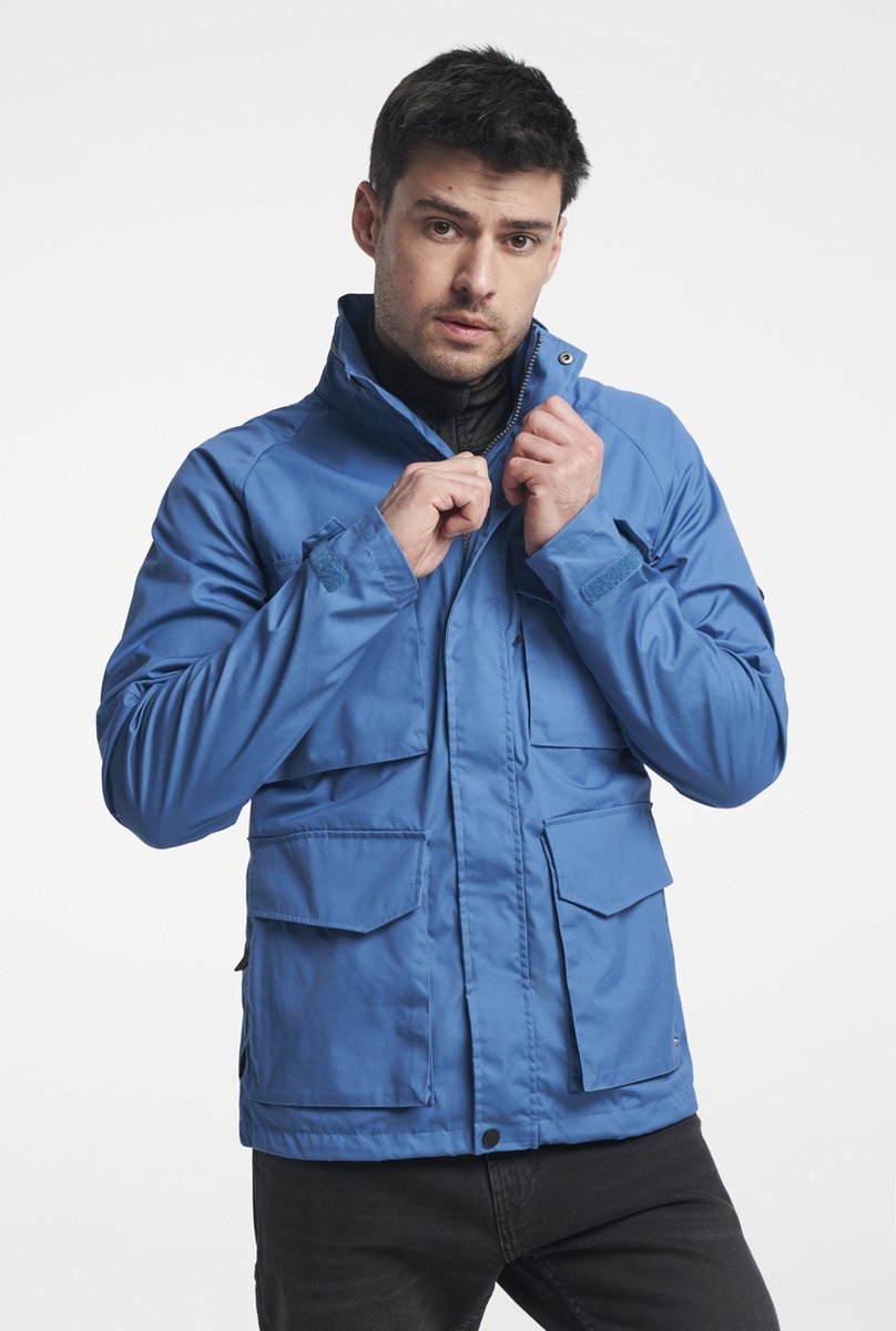 Tenson Mt Robson Jkt Regenjas Heren Blauw