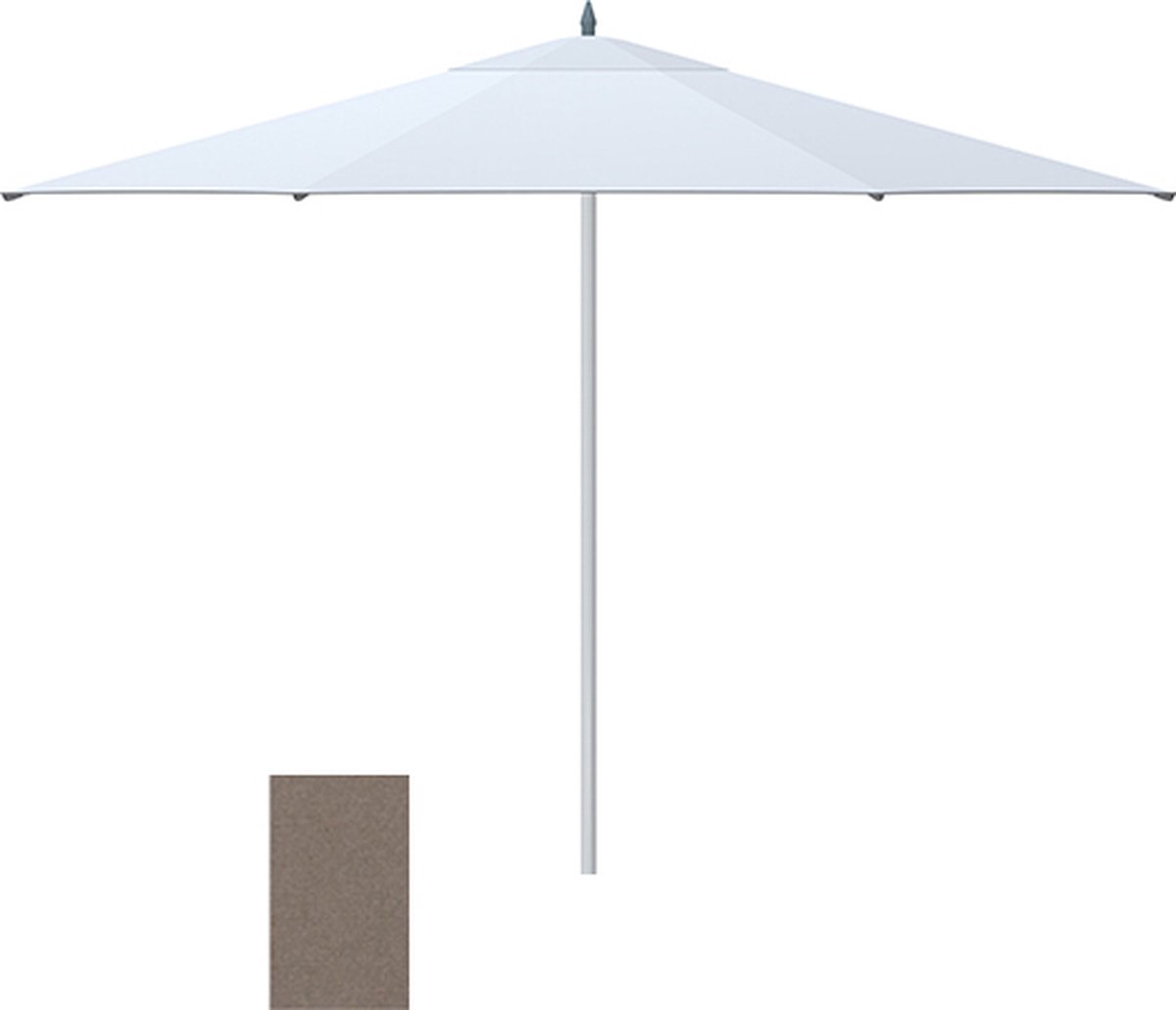 Bay master aluminium Klassik parasol - taupe