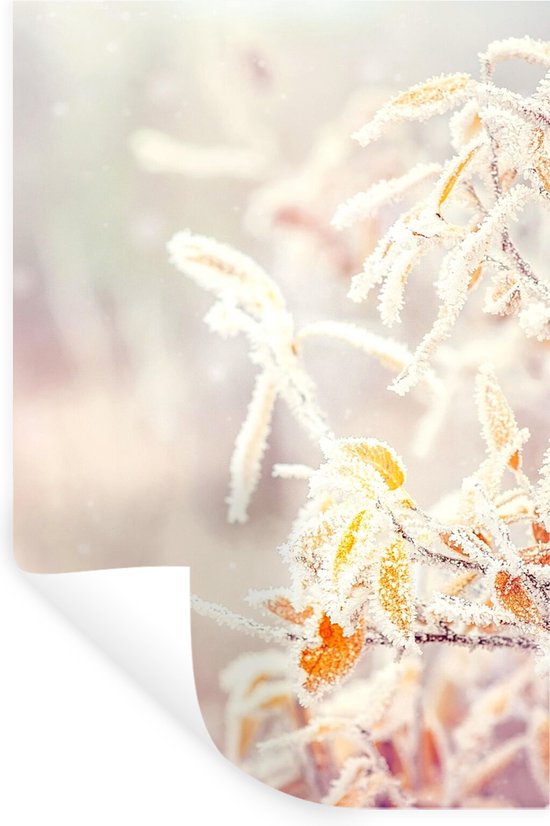 Stickers muraux - Film autocollant - Hiver - Branches - Neige - Nature - 20x30 cm - Film adhésif - Stickers muraux Chambre d'enfant - Papier peint autocollant - Papier peint autocollant - Film autocollant