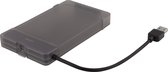 Deltaco MAP-K104 HDD/SDD Behuizing - 2,5 inch SATA 6Gb/s - USB 3.0 - USB 3.1 - kunststof