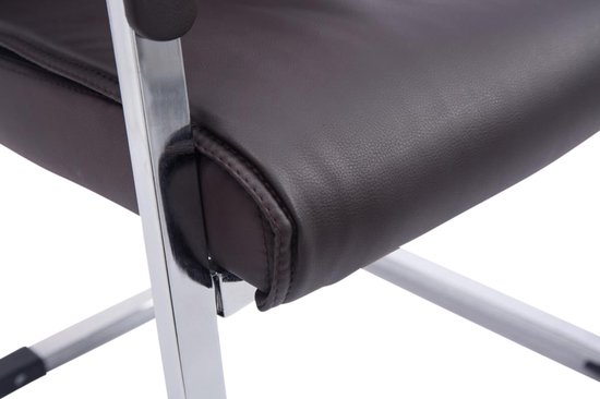 CLP XXL Anubis Set de 2 Chaises de salle à manger - Similicuir Marron