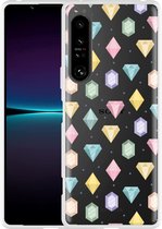 Sony Xperia 1IV Hoesje Diamonds Designed by Cazy