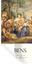 Muurstickers - Sticker Folie - Rubens - Kunst - The meeting of David and Abigail - 20x40 cm - Plakfolie - Muurstickers Kinderkamer - Zelfklevend Behang - Zelfklevend behangpapier - Stickerfolie