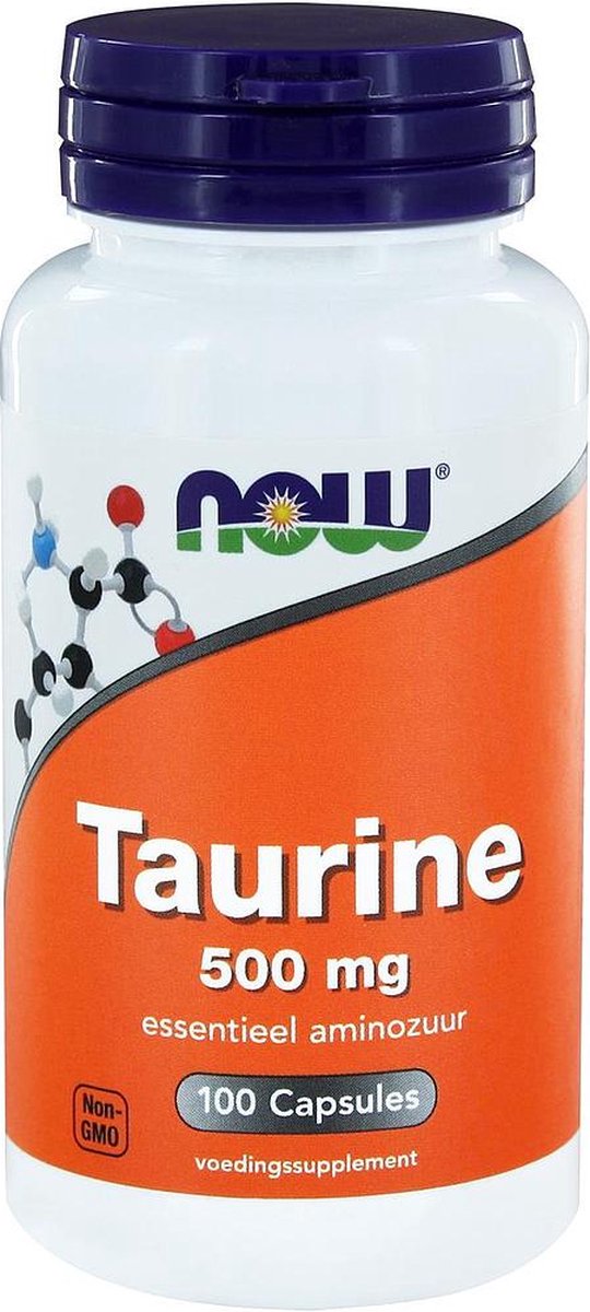 Goedkoopste Now Taurine 500 mg Capsules 100 st