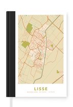 Notitieboek - Schrijfboek - Lisse - Stadskaart - Plattegrond - Kaart - Notitieboekje klein - A5 formaat - Schrijfblok