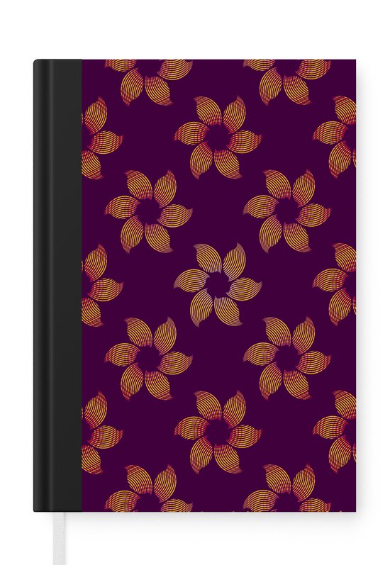 Notitieboek – Schrijfboek – Bloemen – Zen – Patronen – Notitieboekje – A5 formaat – Schrijfblok