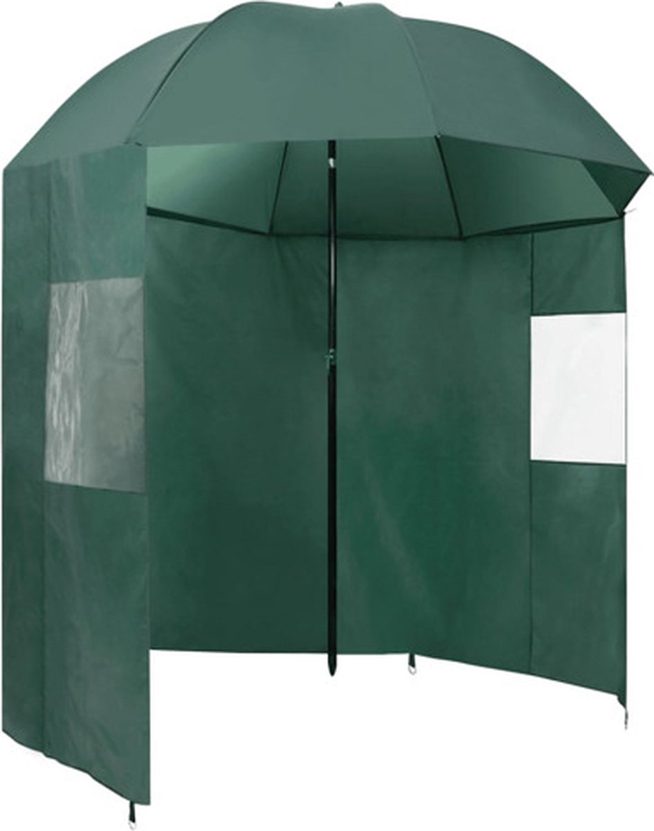 vidaXL - Visparaplu - 220x193 - cm - groen