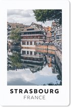 Muismat - Mousepad - Straatsburg - Frankrijk - Water - 40x60 cm - Muismatten