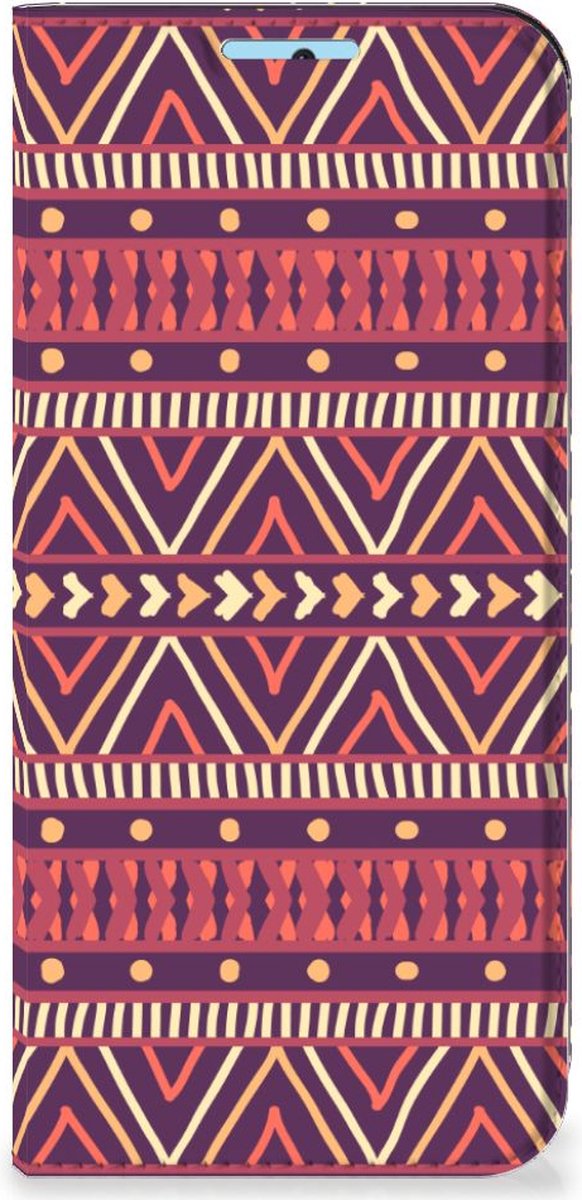 Xiaomi Redmi Note 11/11S Hoesje met Magneet Aztec Paars