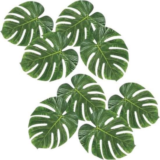 Hawaii palmbladeren set (8 stuks)