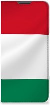 Bookcase Motorola Moto G22 Telefoonhoesje met Pasjeshouder Hongaarse Vlag