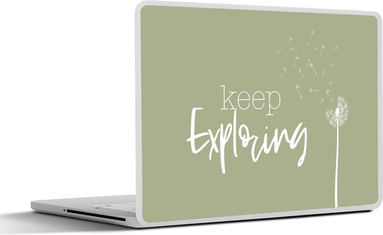 Laptop sticker - 12.3 inch - Spreuken - Quotes - Keep exploring ...