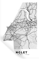 Stickers Stickers muraux - Plan de ville - France - Carte - Anglet - Carte - 60x90 cm - Film adhésif