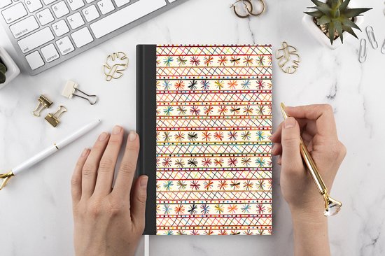 Carnet - Cahier - Arc-en-ciel - Amérique du Amérique - Motifs - Carnet - Format A5 - Bloc-notes