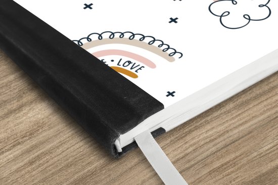 Carnet - Carnet d'écriture - Motif - Arc-en-ciel - Simple - Carnet - Taille A5 - Bloc-notes