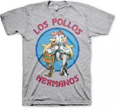 T-shirt Breaking Bad Los Pollos grijs Xl