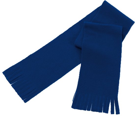 Voordelige kinder fleece sjaal donkerblauw