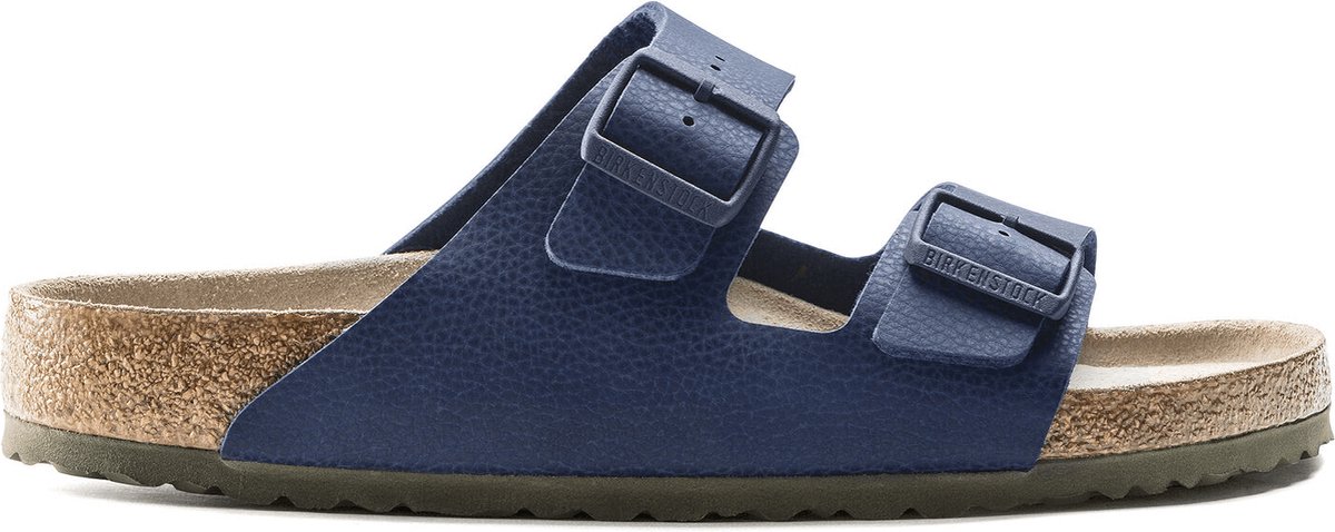 Birkenstock Arizona Heren Slippers Blue Narrow-fit | Blauw | Imitatieleer |  Maat 41 | bol.com