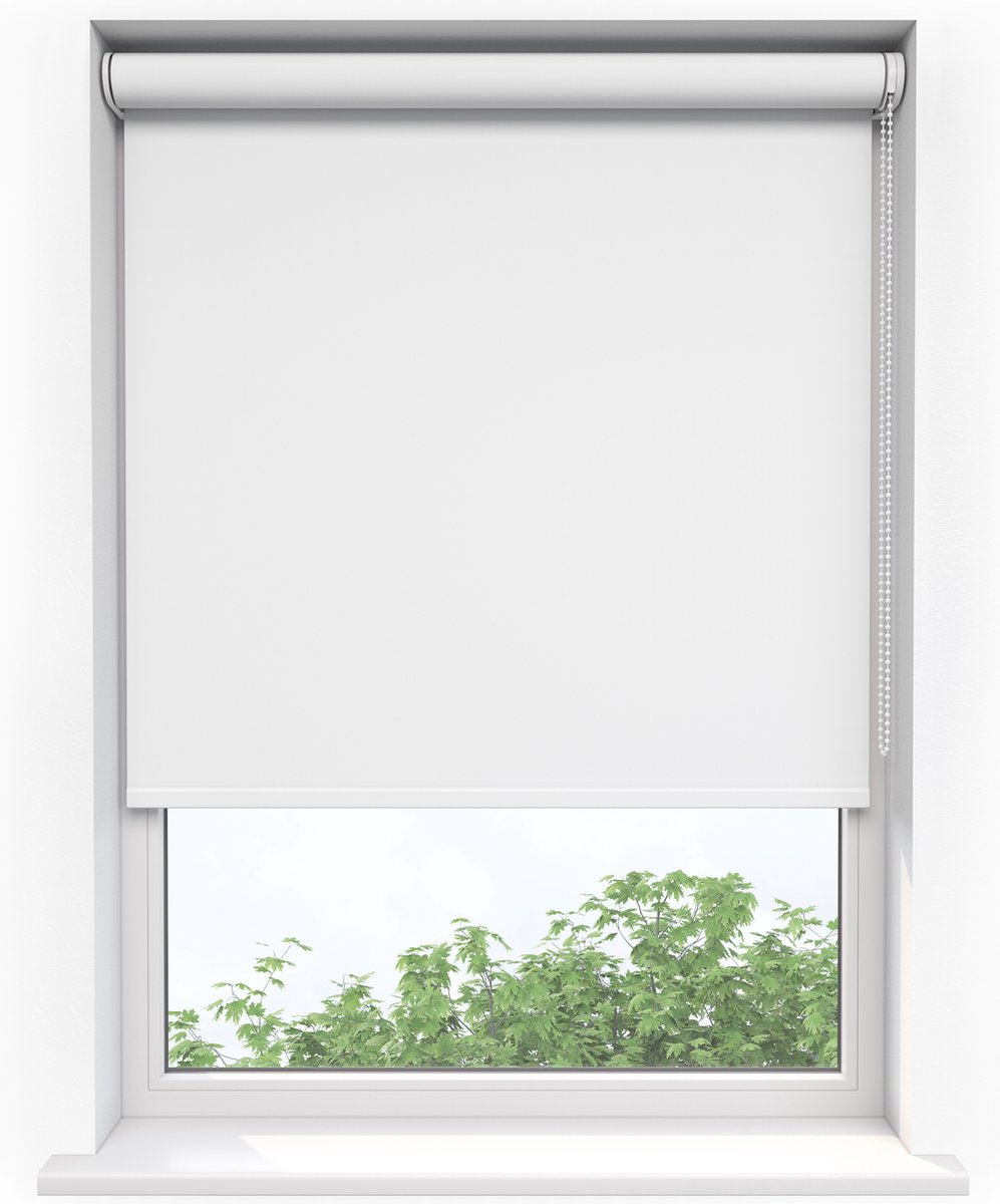 Sunsta DL Rolgordijn Verduisterend Wit - 170 x 180 cm - Blackout