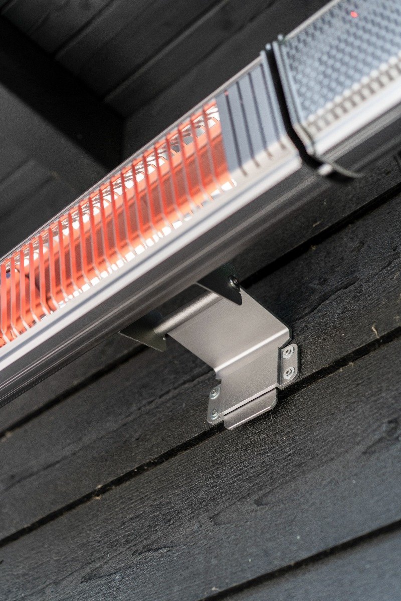 Eurom Heat and Beat - Patio heater with speaker - Grey