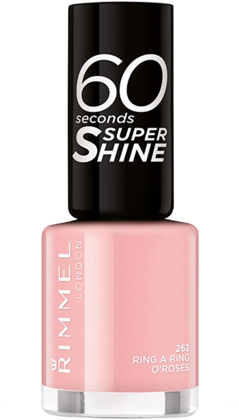 Rimmel London 60 Seconds Super Shine nagellak - 262 Ring A Ring O Roses