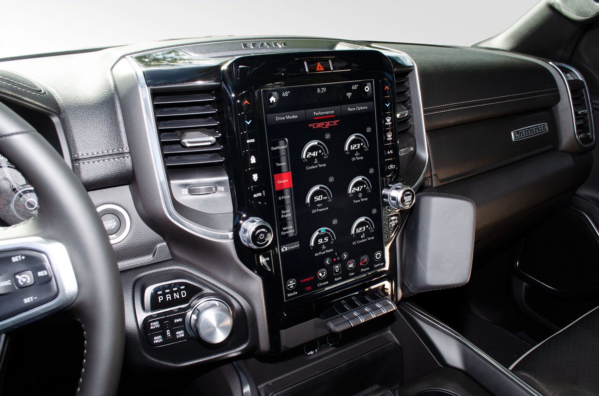 Houder - Kuda Dodge Ram + USA 2018-2022 Kleur: Zwart
