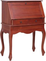 vidaXL Secretaire 78x42x103 cm massief mahoniehout bruin