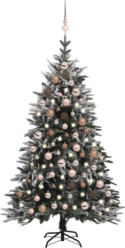 Sapin De Noël Artificiel 75 Cm Avec Neige Tombante Et Lumières LED - Musique Intégrée - Pour Intérieur - 5