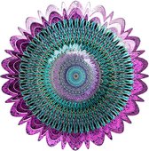 Spin Art Windspinner RVS Mandala Galatic, 12MGA300, Ø 30cm