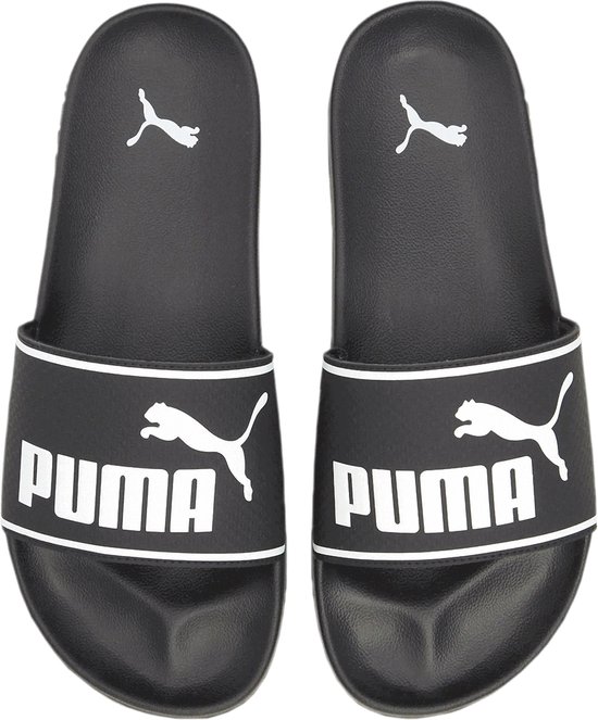 PUMA Leadcat 2.0 Unisex Slippers - Puma Black-Puma White - Maat 39