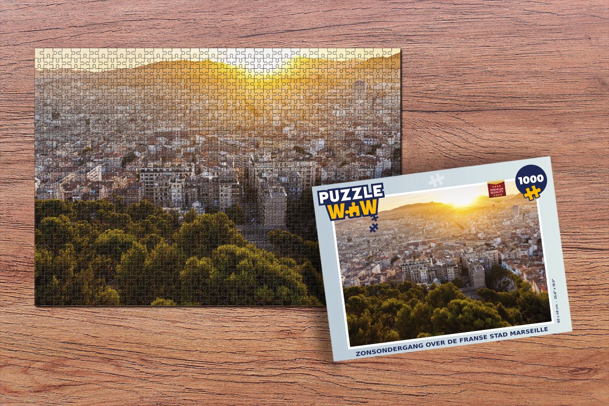 Puzzle Soirée - Port - Marseille - Puzzle - Puzzle 1000 pièces