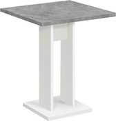 LuxeLivin' - Eettafel 70 cm betongrijs en wit