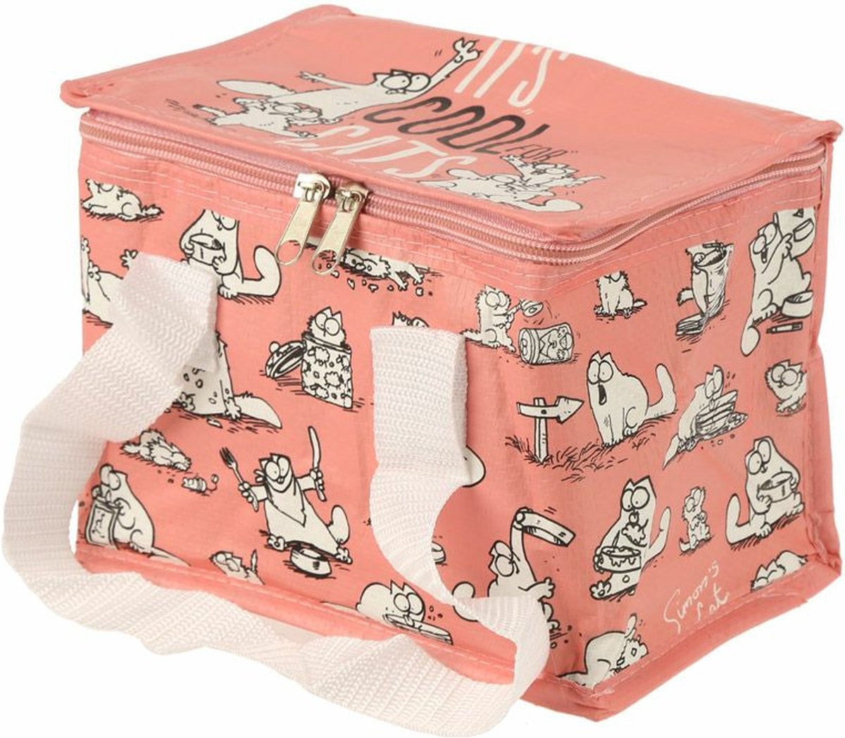 Kleine lunch / sixpack koeltas - Simon's Cat - 16 x 21 cm - 4,7 liter