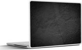 Laptop sticker - 17.3 inch - Beton - Zwart - Industrieel - 40x30cm - Laptopstickers - Laptop skin - Cover