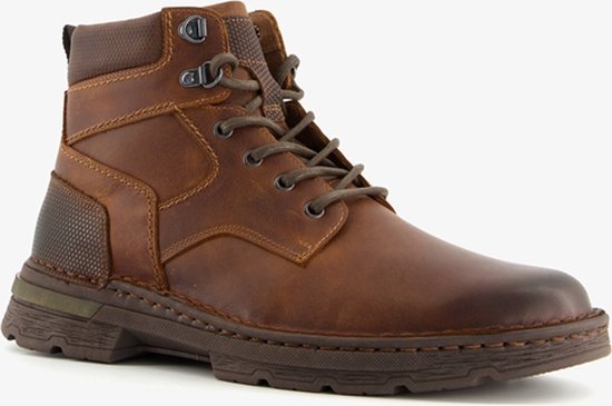 Bottines lacets Hush Puppies en cuir pour homme Marron