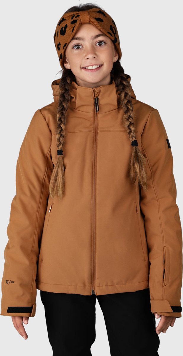 Brunotti Ariesta-JR-N Meisjes Softshell Skijas Haze