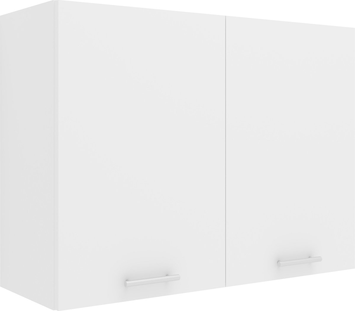 Vcm Keukenkast breedte 80 cm houten deur wandkast keuken keukenmeubel Esilo Wit