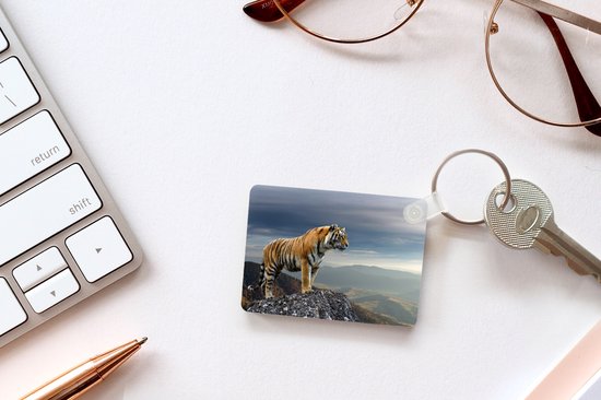 Porte-clés - Tigre - Berg - Nature - Paysage - Cadeaux - Plastique