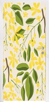 Deursticker Bloem - Geel - Patronen - 85x215 cm - Deurposter