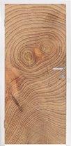 Deursticker Achtergrond van de structuur in houten planken - 85x205 cm - Deurposter