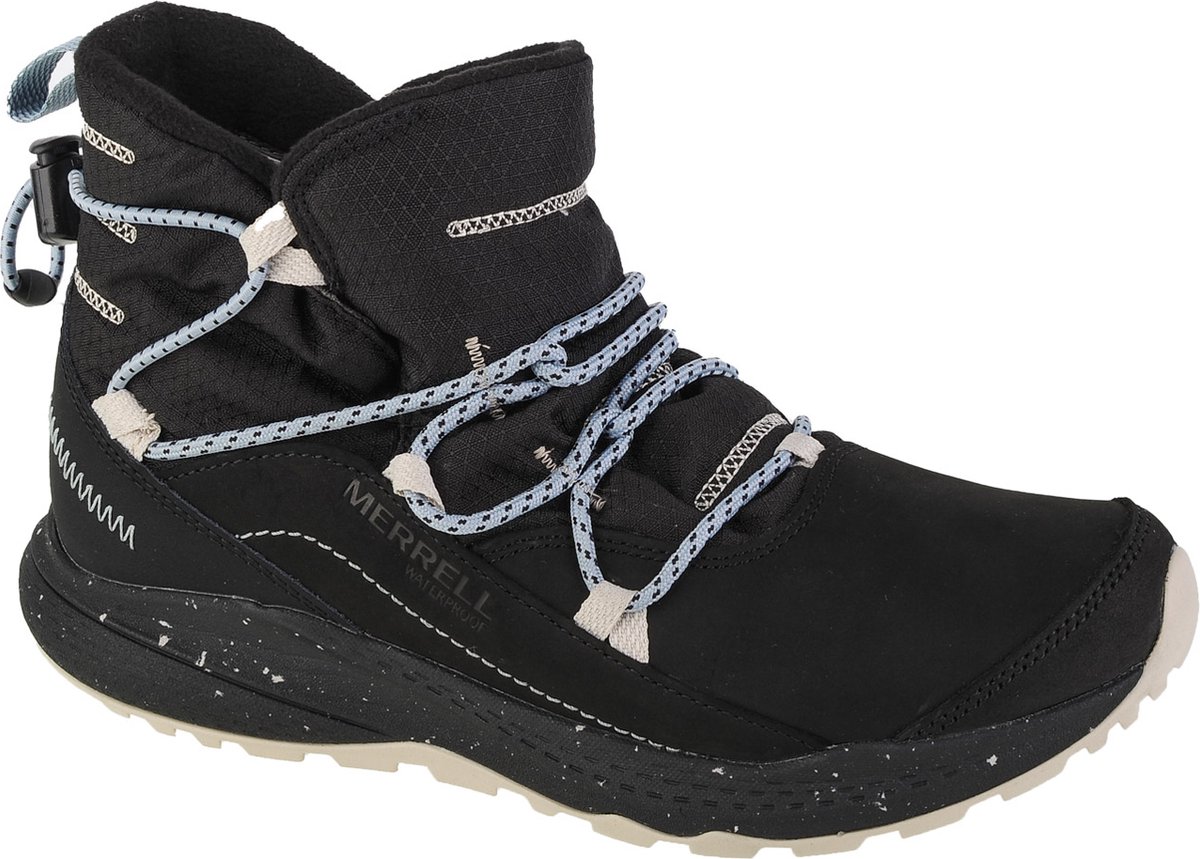 Merrell J036792 Hoge sneakersVeterlaarzenDames veterschoenenDames sneakersHalf-hoge schoenen Zwart