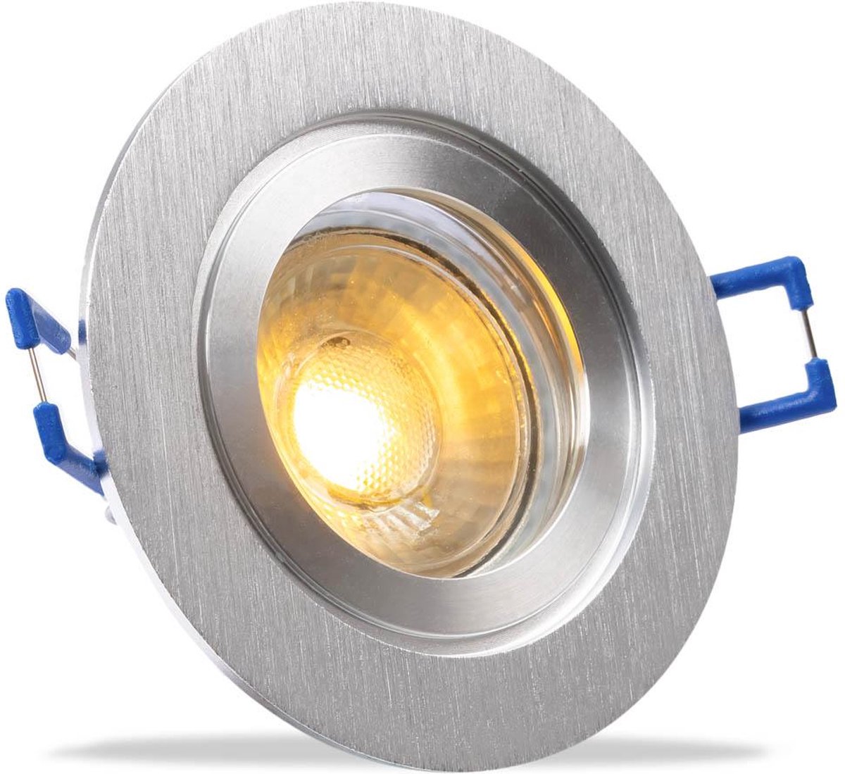 IP44 LED Inbouwspot Reagan - badkamer of buiten - Ronde spot - Chrome glimmend - Philips W