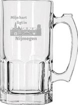 Gegraveerde Bierpul 1ltr Nijmegen