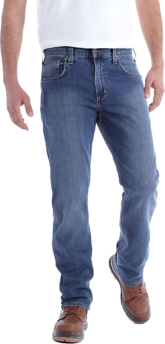 Carhartt Rugged Flex Relaxed Straight Fit Jeans Heren Coldwater