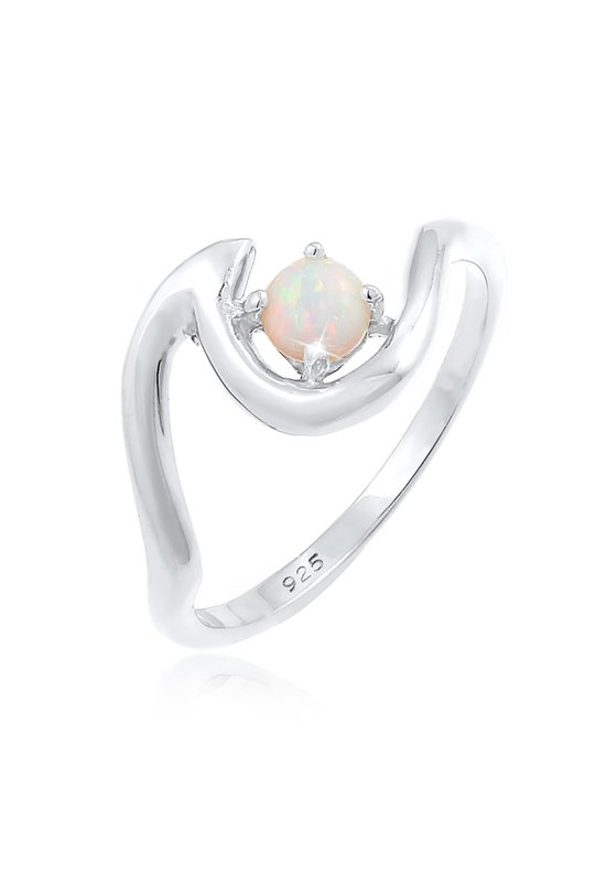 s.Oliver s.Oliver Ring für Damen, Sterling Silber 925, Zirkonia (synth.) Ringe Weiss
