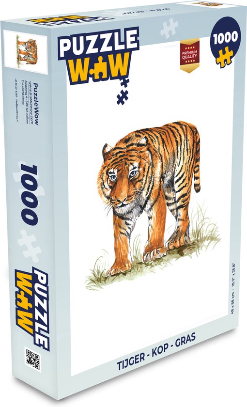 Metalen 3D-puzzel Bengaalse tijger METAL EARTH