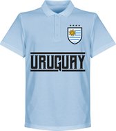 Uruguay Team Polo - Lichtblauw - XL