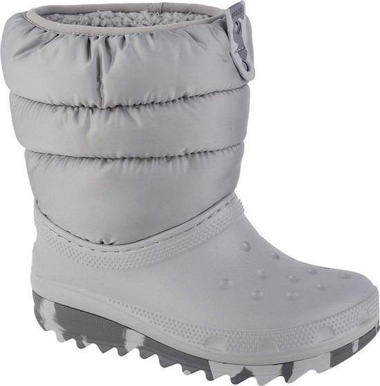 Crocs Classic Neo Puff Boot Kids 207684-007, Pour un garçon, Grijs, Bottes de neige, Bottes femmes, Taille : 32/33