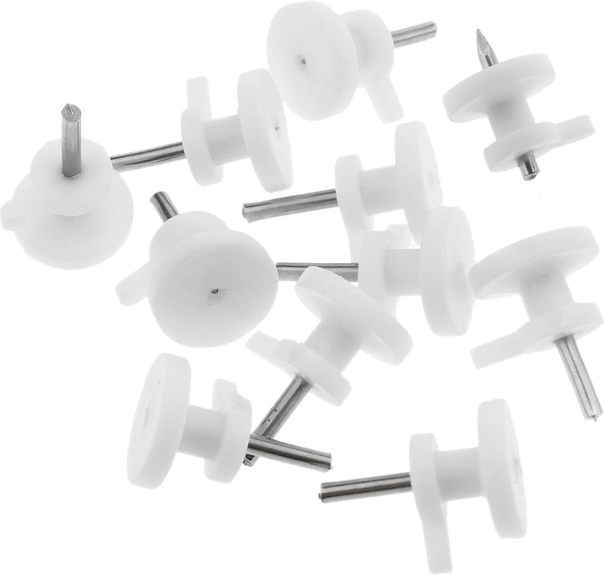 PrimeMatik - Wandhaken voor hangende frames frames spiegels 10 eenheden